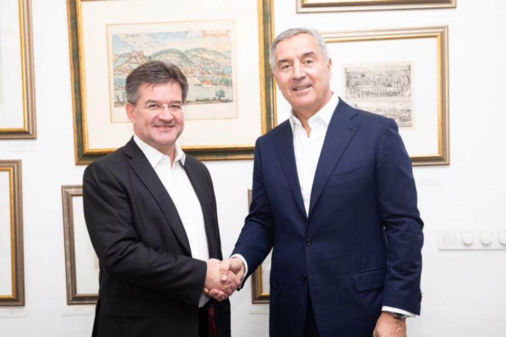 Đukanović – Lajčak: Crna Gora ima realne šanse da napravi dalje iskorake u pregovaračkom procesu sa EU