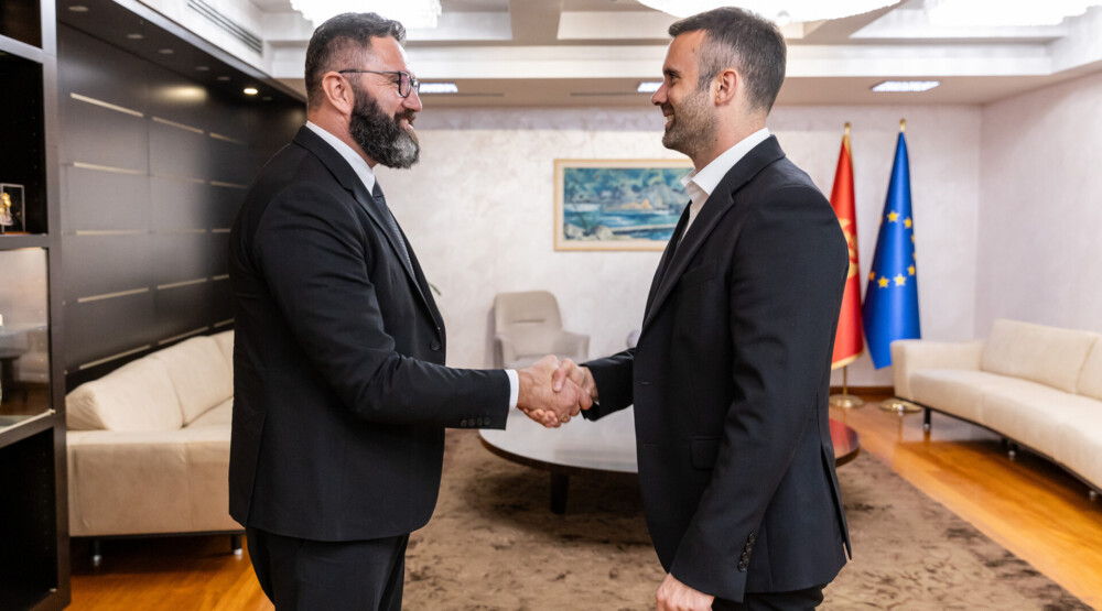 Dragan Tufegdžić i MIlojko Spajić, Foto Vlada CG