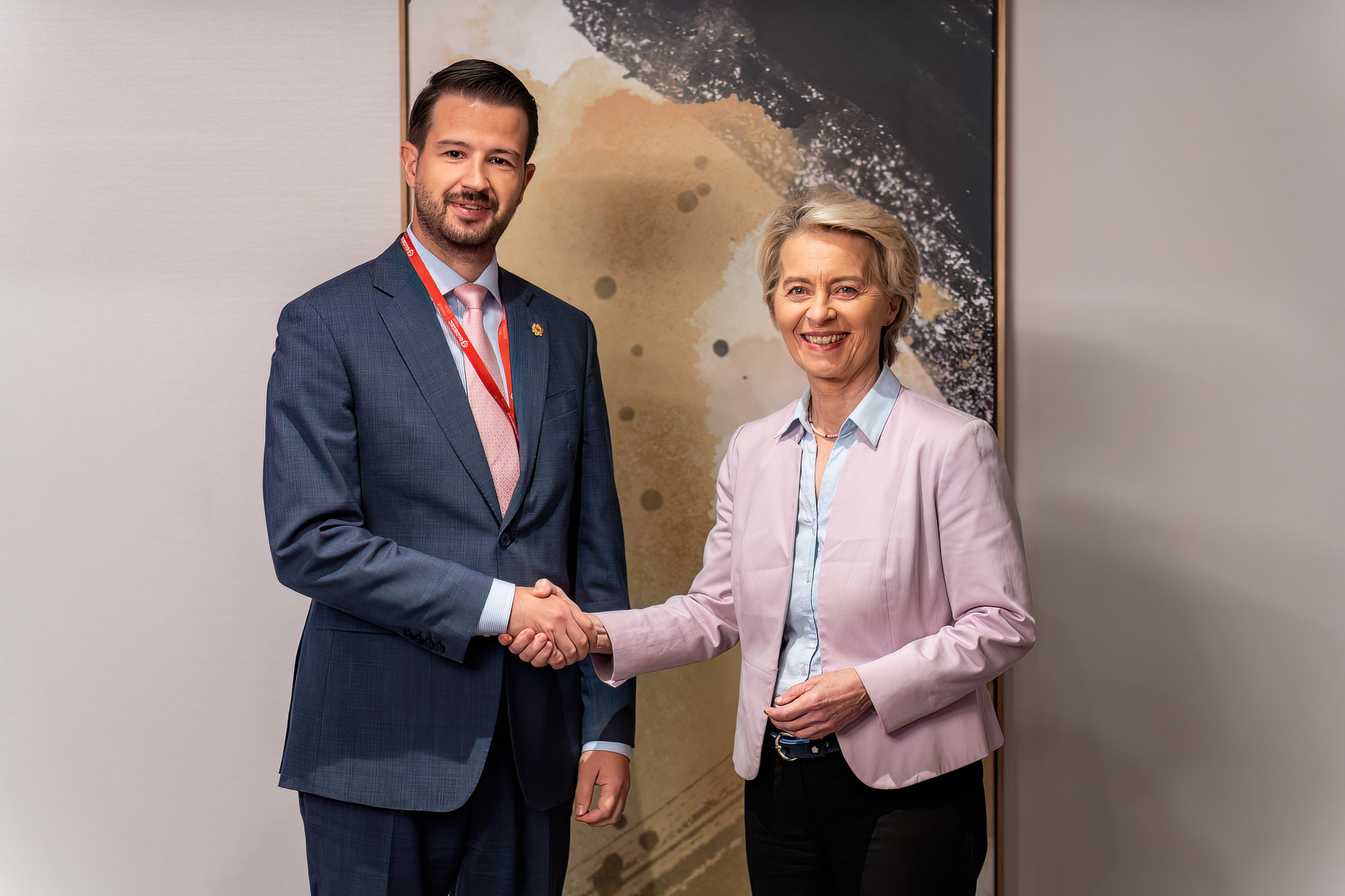 Milatović sa Fon der Lajen: Crna Gora ne smije propustiti trenutak da ubrza svoj evropski put i postane 28. država članica do 2028. godine