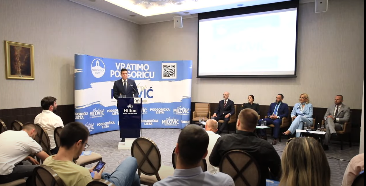 Milović: Suština je da Podgoricu vratimo građanima