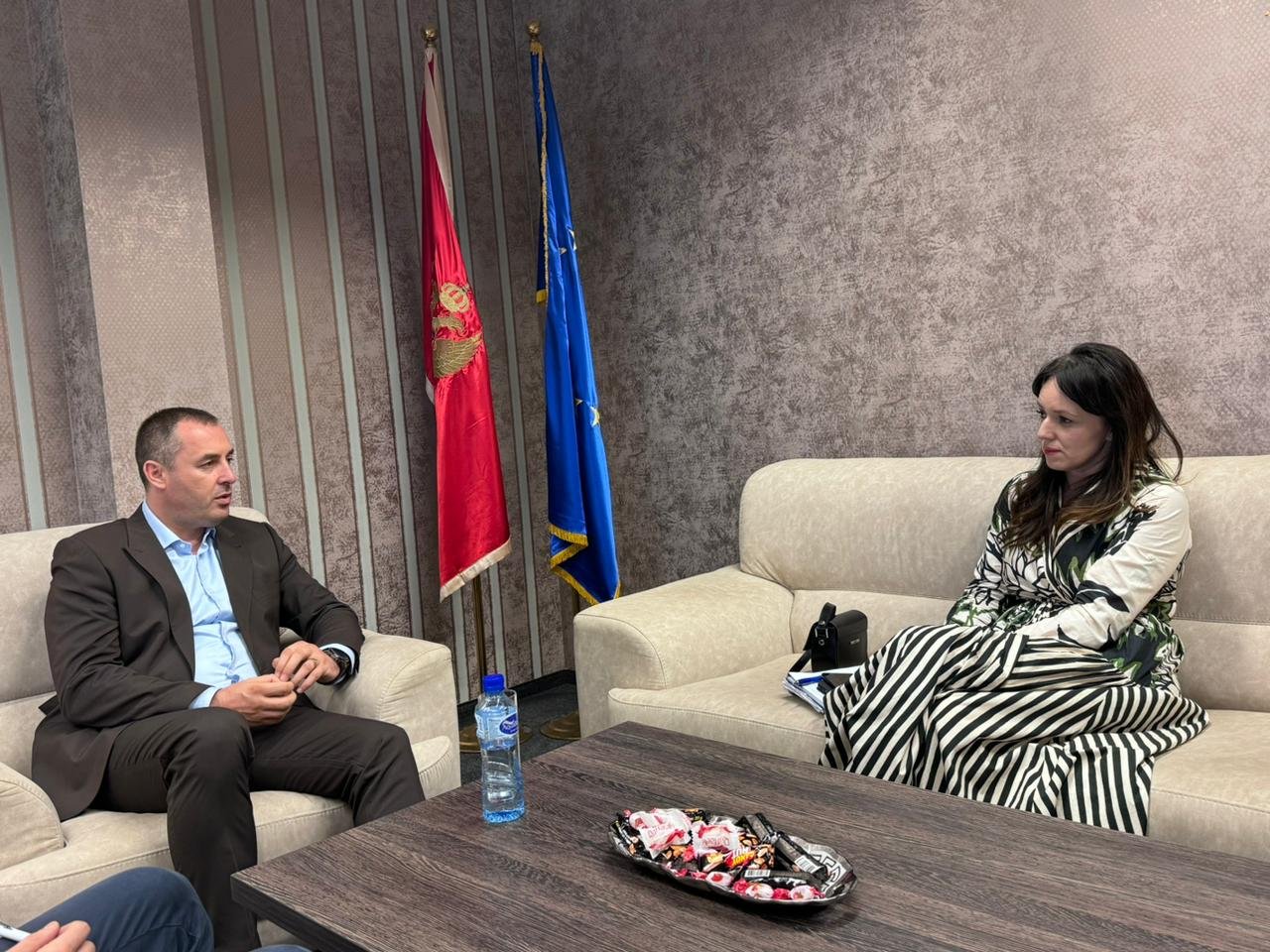 Šćekić ugostio ambasadorku Crne Gore u Ukrajini Borjanku Simić