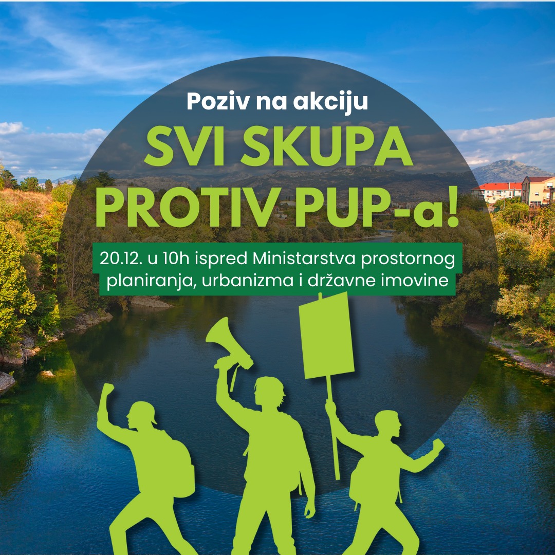 Sjutra protest: Svi skupa protiv PUP-a