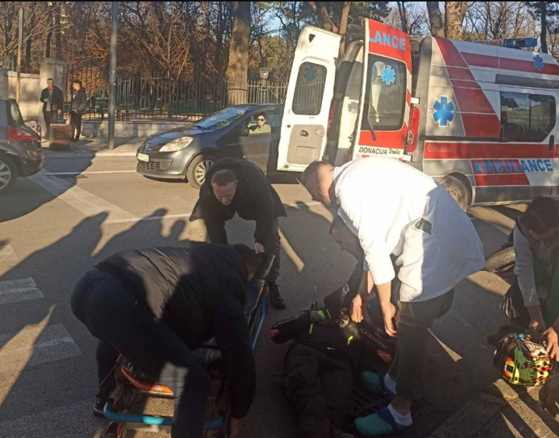 Povrijeđen motociklista kod KCCG