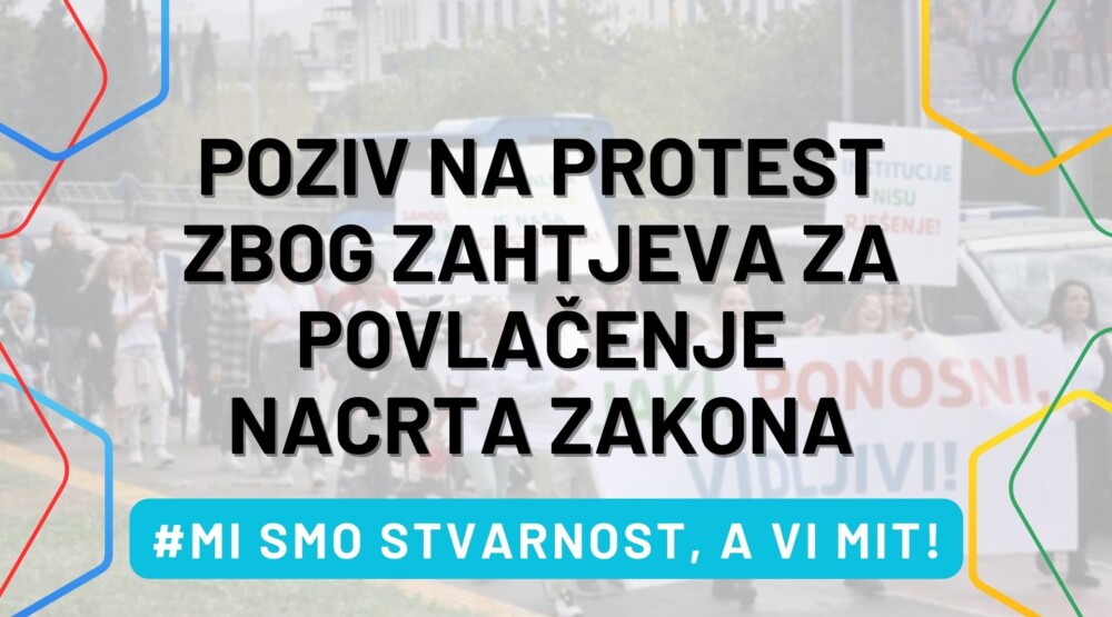 Sledeće sedmice protest povodom izmjena Zakona o zapošljavanju lica sa invaliditetom