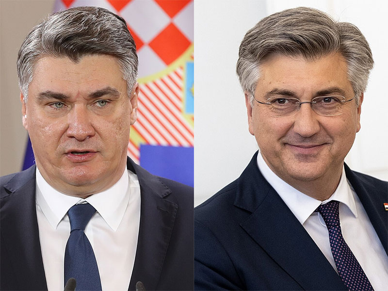 Zoran Milanović i Andrej Plenković