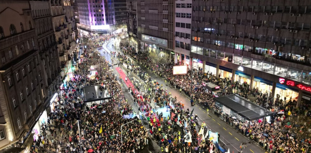 MUP Srbije: U piku okupljanja bilo oko 31.000 ljudi, uhapšene dvije osobe, oštećen veliki broj traktora