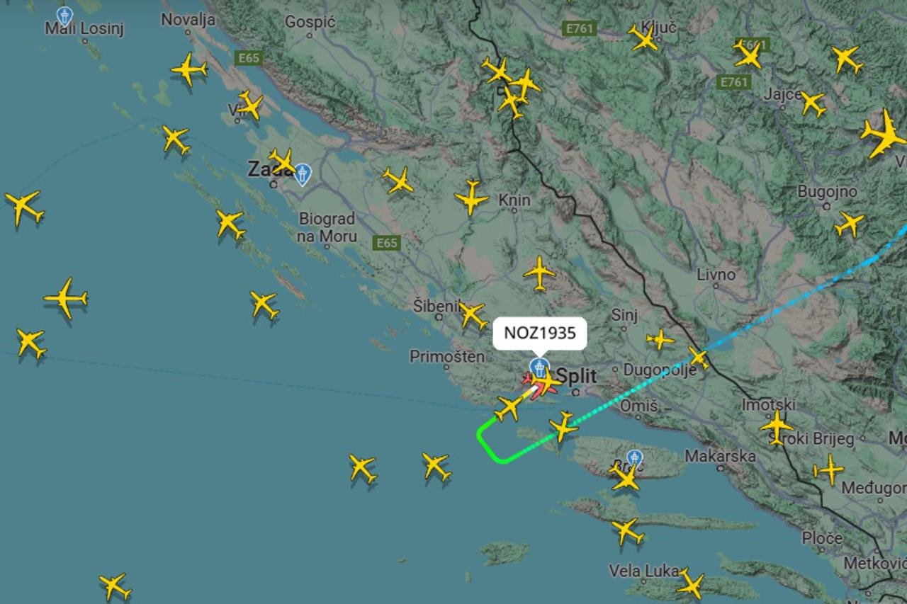 Izvor: Flight Rada