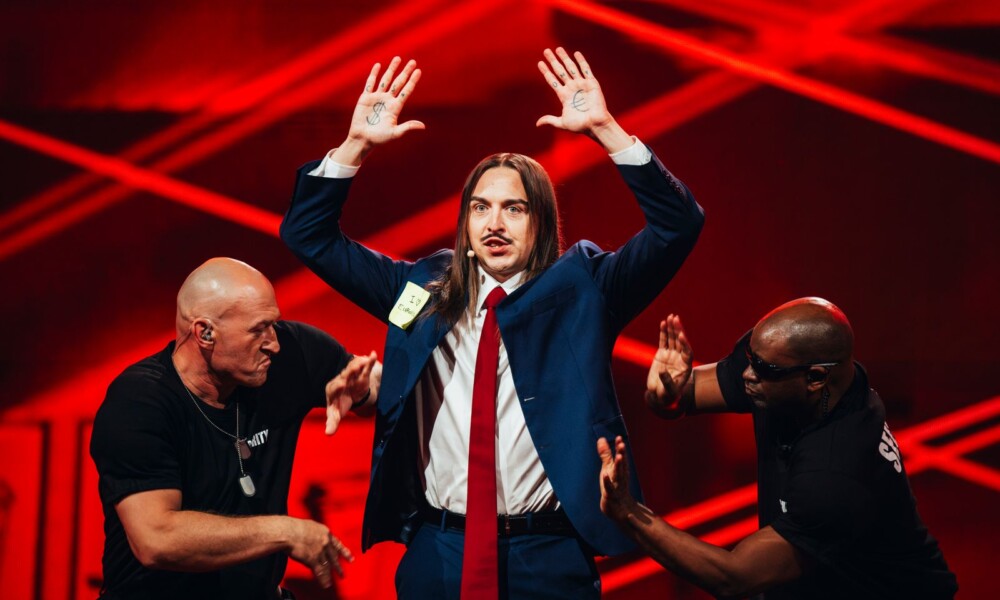 Tommy Cash iz Estonije; Foto: Sarah Louise Bennett/EBU