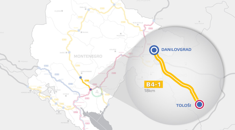 Ugovorena izrada idejnog rješenja brze saobraćajnice od Podgorice do Danilovgrada