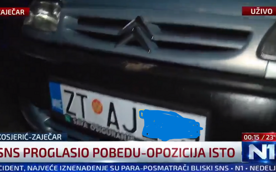 Na izborima u Srbiji izborni materijal dostavljan vozilom sa zetskim tablicama