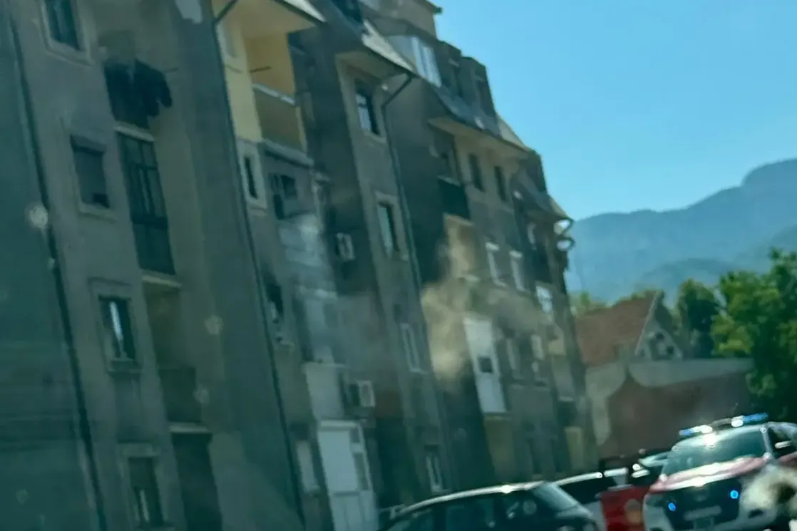 Cetinje: Izgorio stan zbog zaboravljenog šporeta