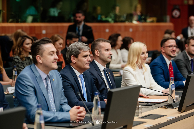 Brisel, 27. jun 2025. Dio delegacije CG na Međuvladinoj konf. (FOTO: Vlada CG)