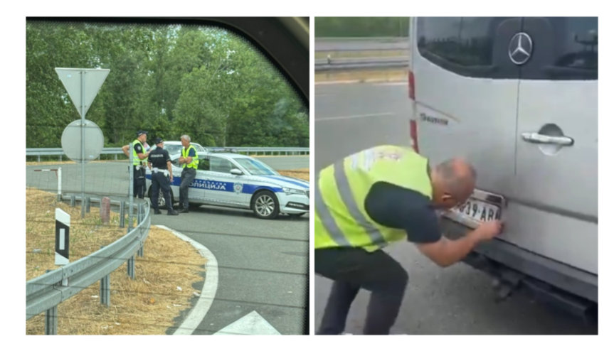 Policija zaustavlja autobuse iz Novog Sada, studenti objavili snimak: Naše kolege i dalje ne puštaju, a sada skidaju i tablice