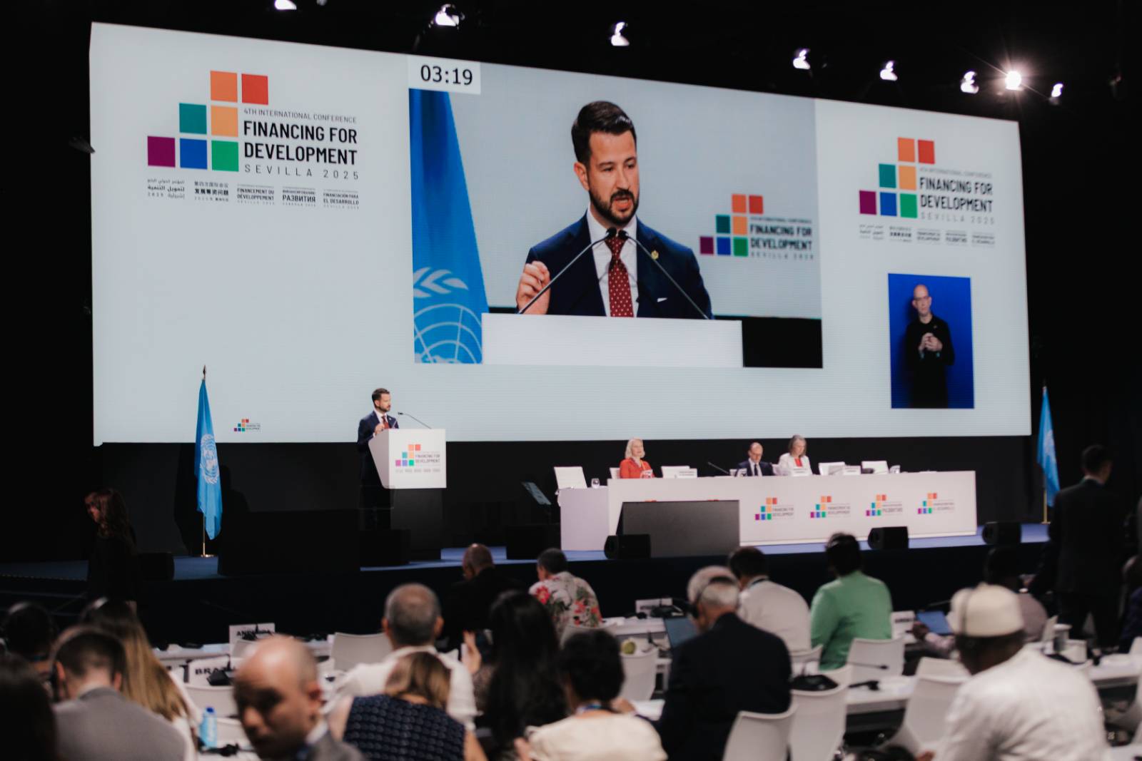 Milatović na Konferenciji UN-a/ Foto: Kabinet Predsjednika CG