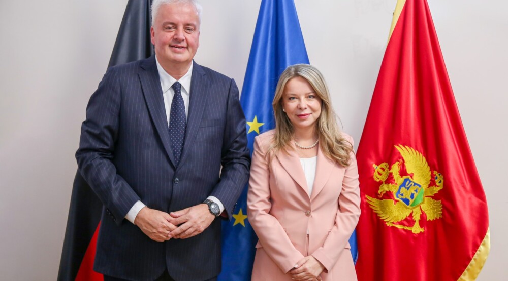Burkhart Balc i Irena Radović, Foto: CBCG
