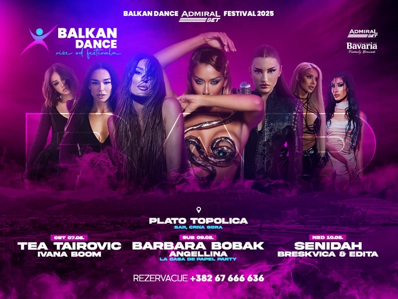 PLANULE ULAZNICE ZA BALKAN DANCE FESTIVAL