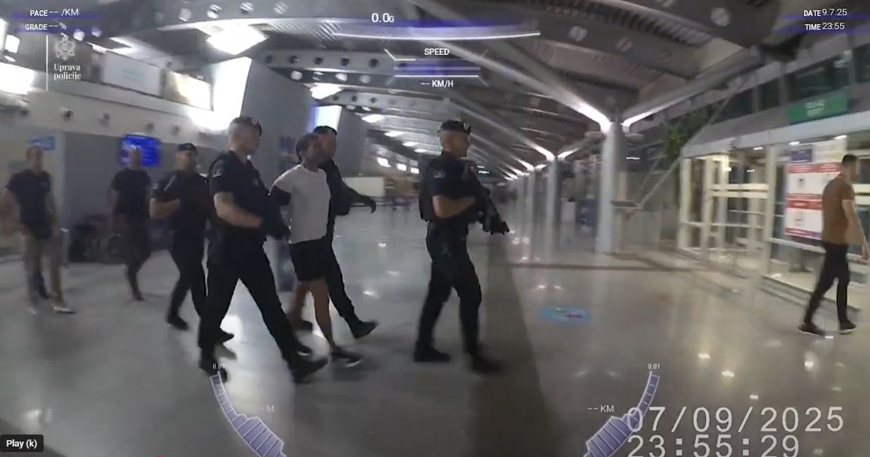 VIDEO Pogledajte kako je Aleksandar Ljumović izručen Crnoj Gori