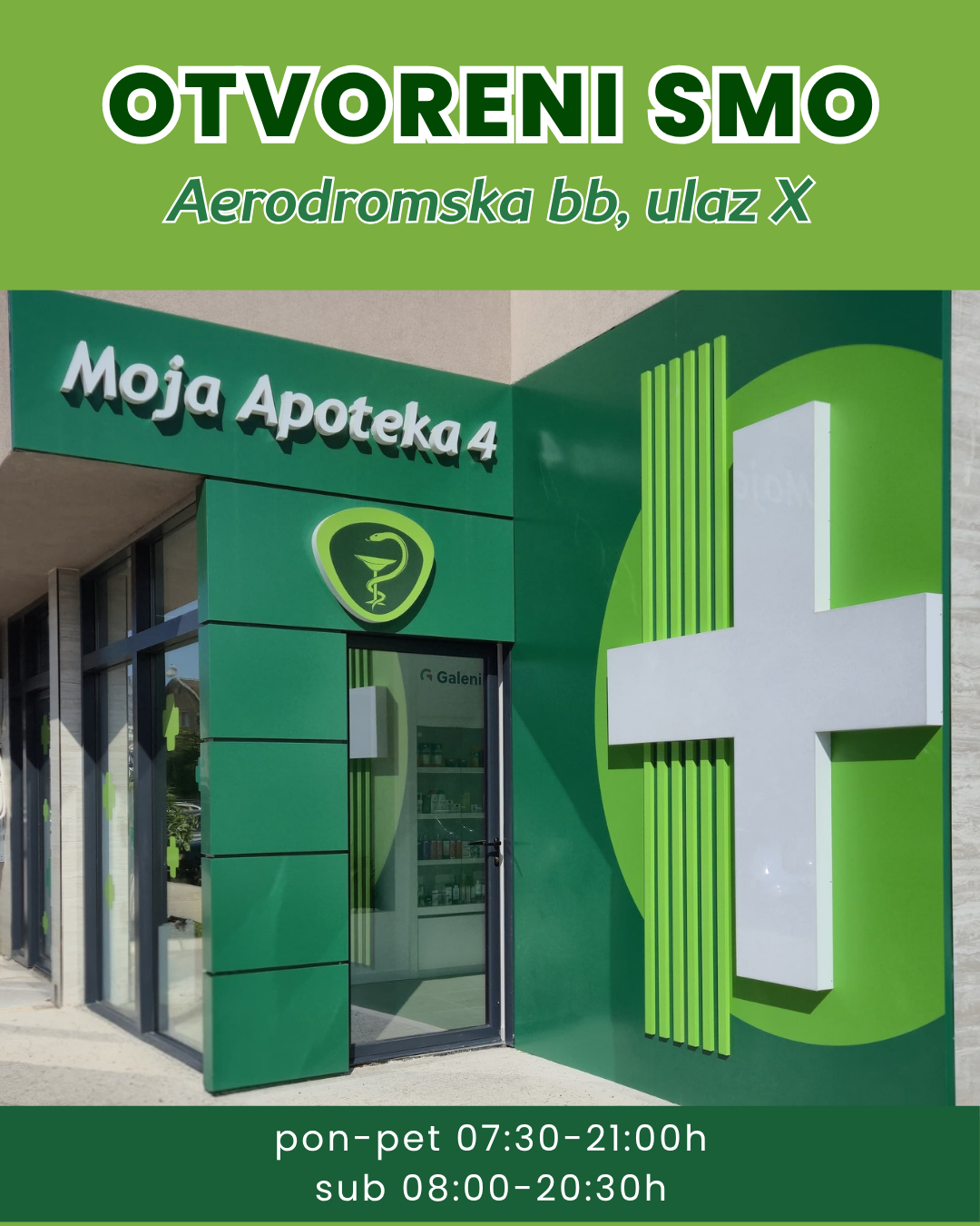 Otvorena je Moja apoteka 4 – preko puta Doma zdravlja na Starom Aerodromu!
