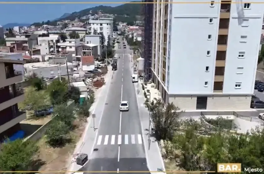 Opština Bar: Završeni radovi na izgradnji Ulice 2 u Ilinu, saobraćajnica koja će rasteretiti Jadransku magistralu