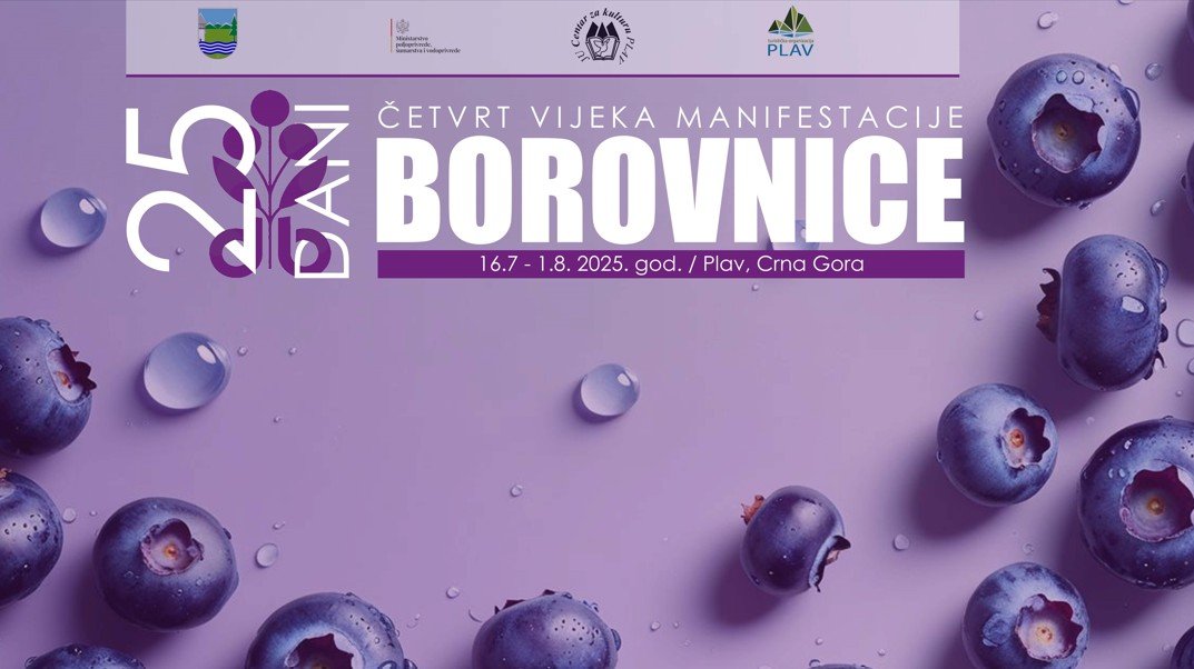 Plav u znaku Dana borovnice – sjutra počinje jubilarno 25. izdanje manifestacije
