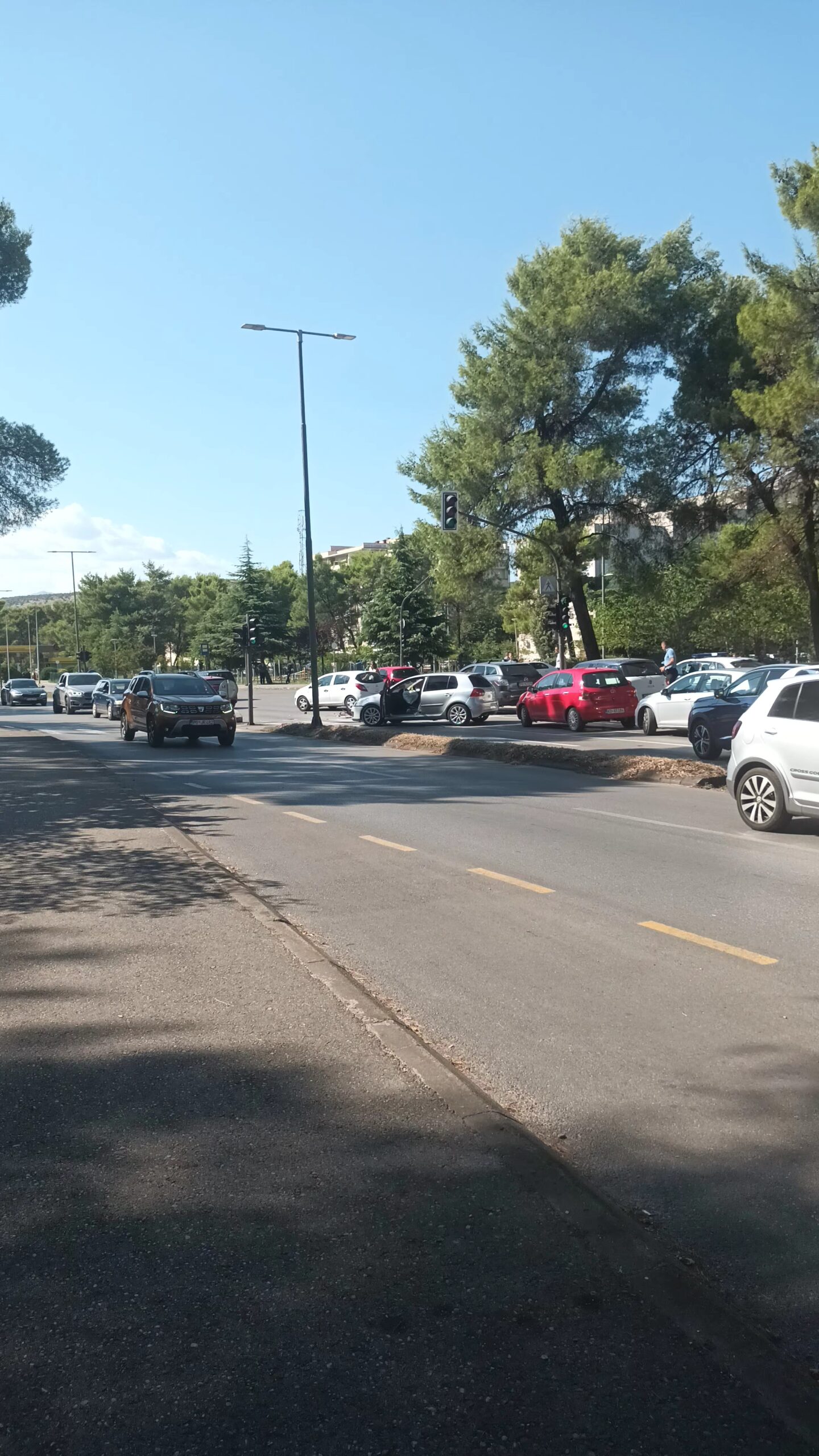 Udes kod Tološke šume, stvorene kolone