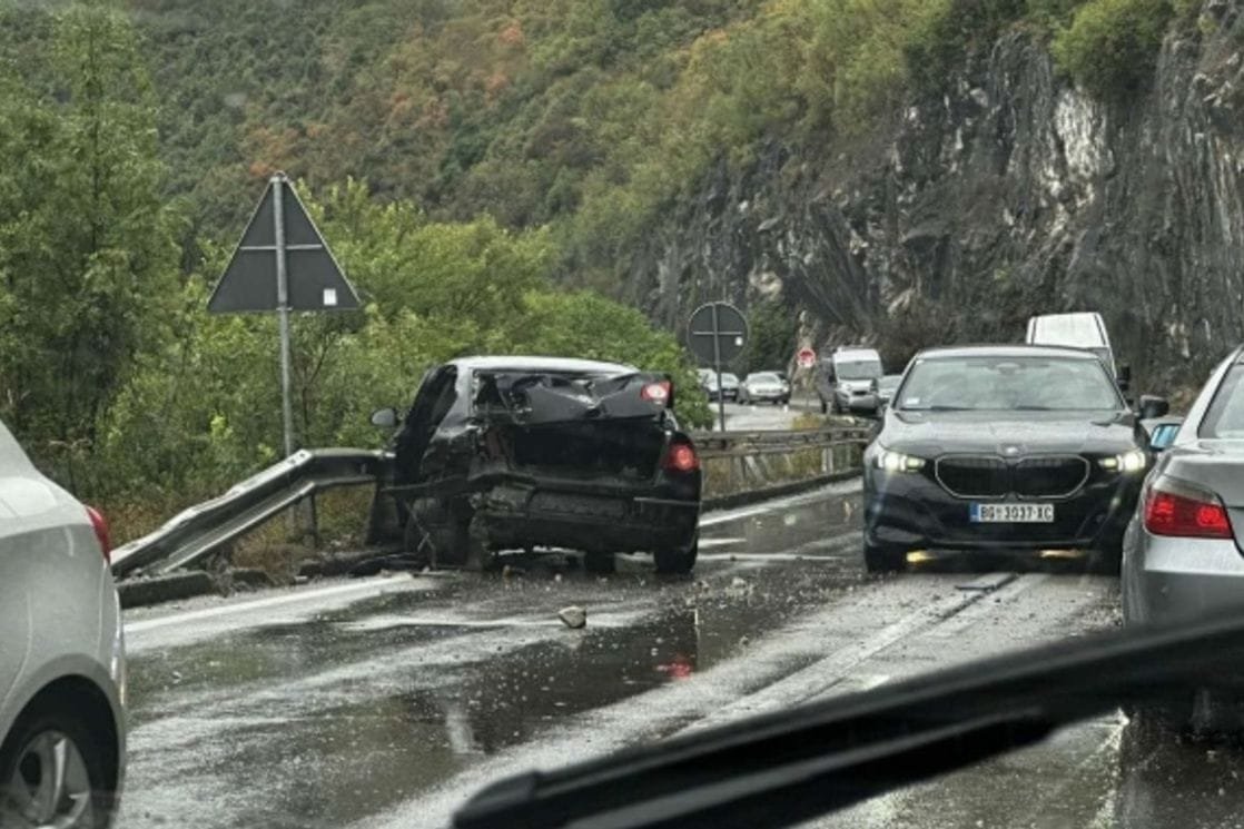Još jedna nezgoda na putu Nikšić – Podgorica: Ovog puta u Kujavi, saobraća se otežano
