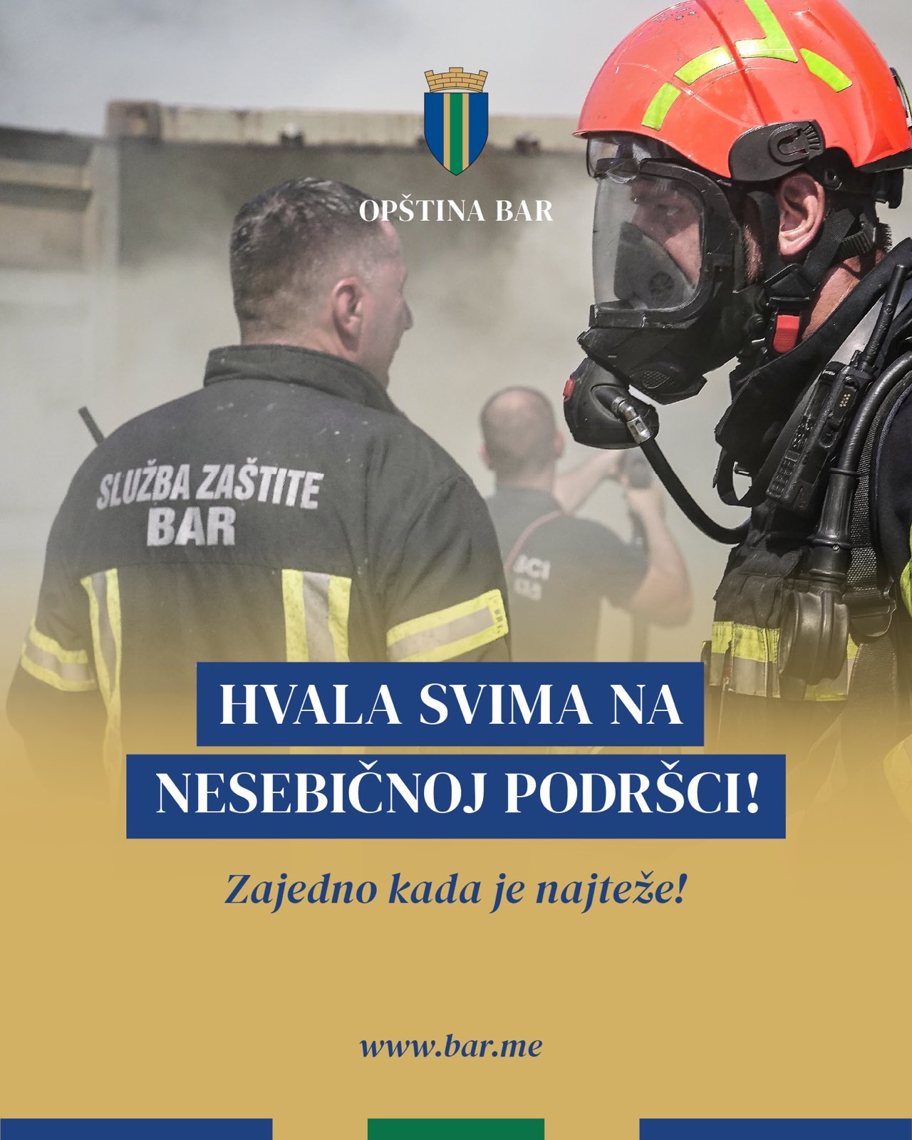 Opština Bar: Nakon tri dana požari pod kontrolom, hvala svima na nesebičnoj podršci