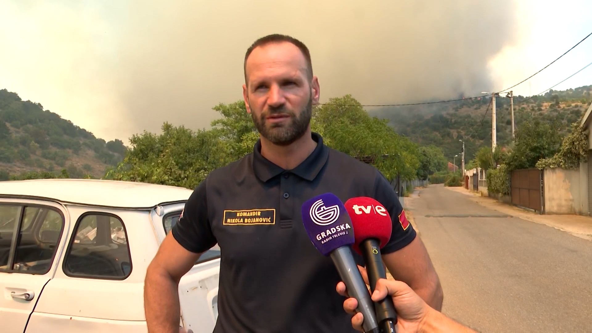 Nikola Bojanović komandir Službe zaštite i spašavanja