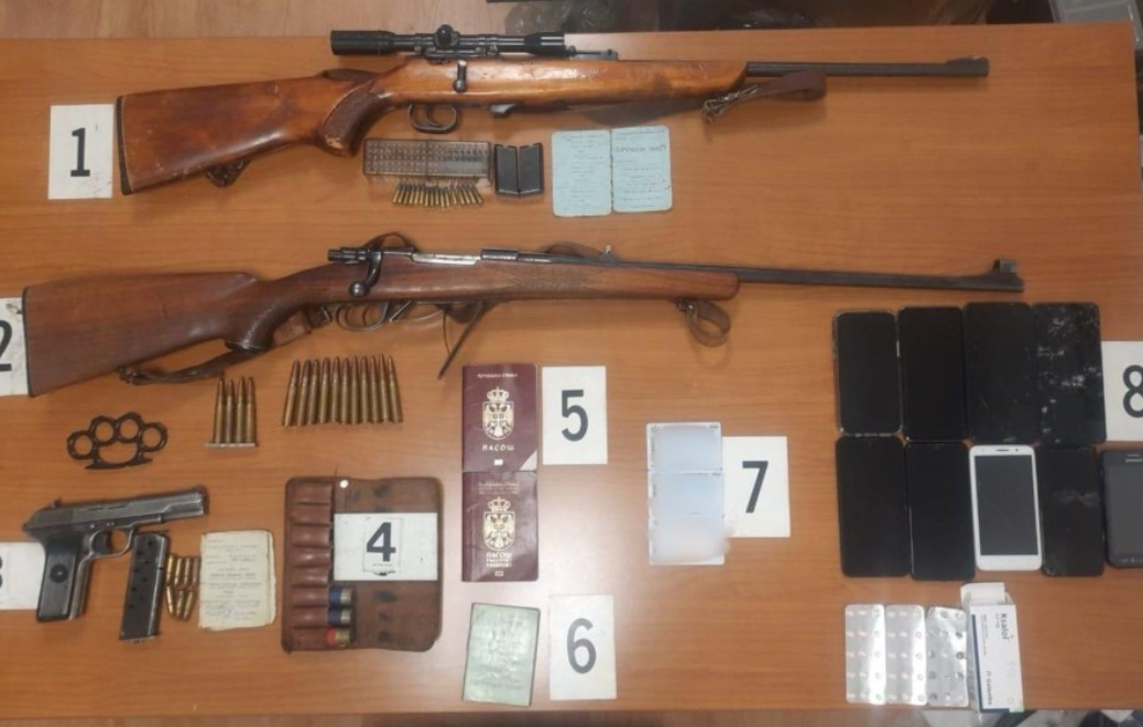 Rožaje: Policija zaplijenila oružje, municiju, vozila, tablete i bodeže