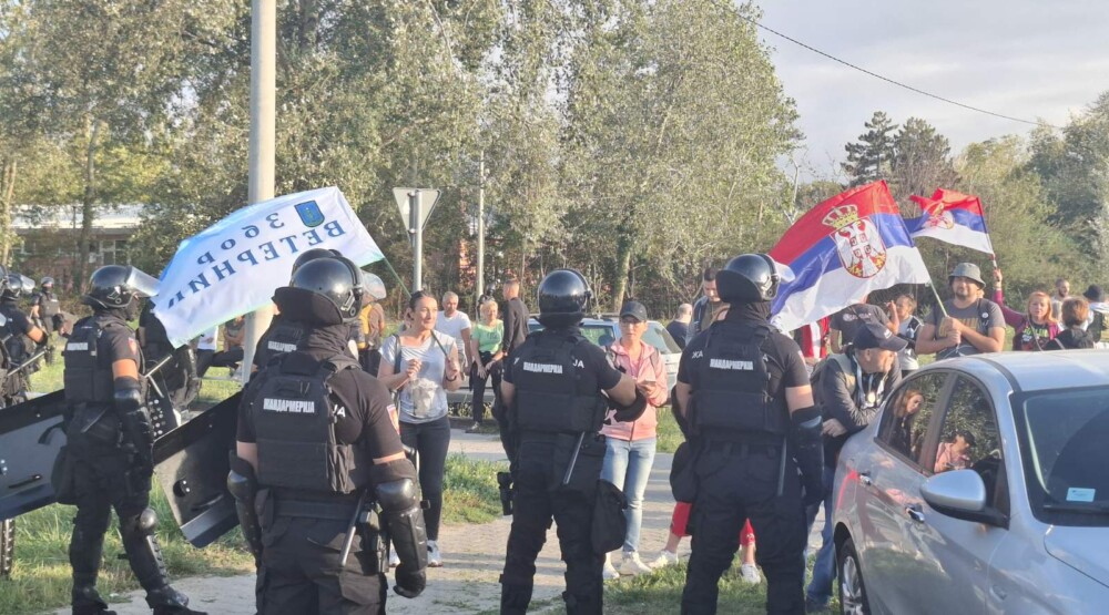 Potukli se ćaciji tokom protesta, morala da interveniše Žandarmerija