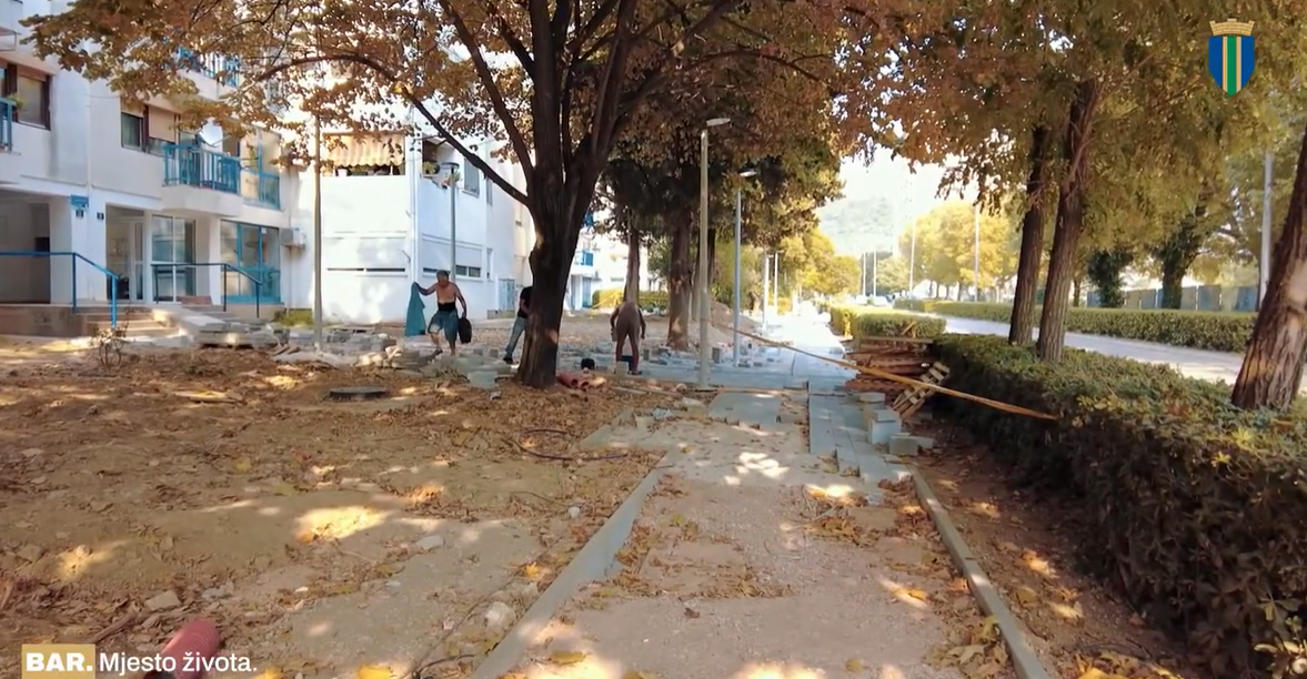 Opština Bar: Završena rekonstrukcija pješačke staze u Makedonskoj ulici