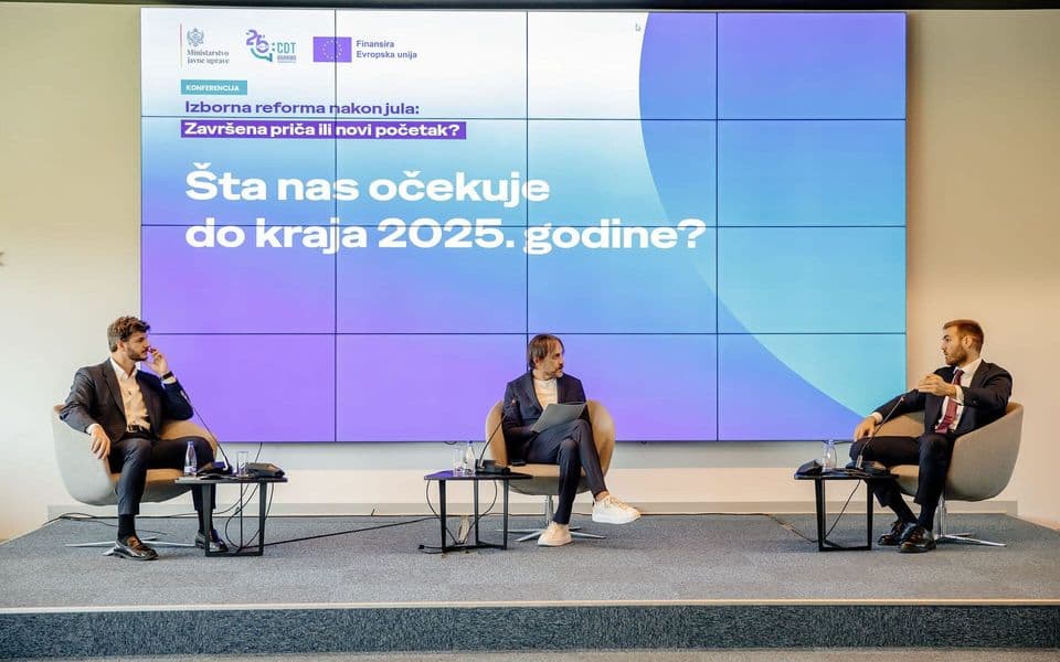 CDT: Poluvrijeme završeno, sada je momenat da se završi izborna reforma