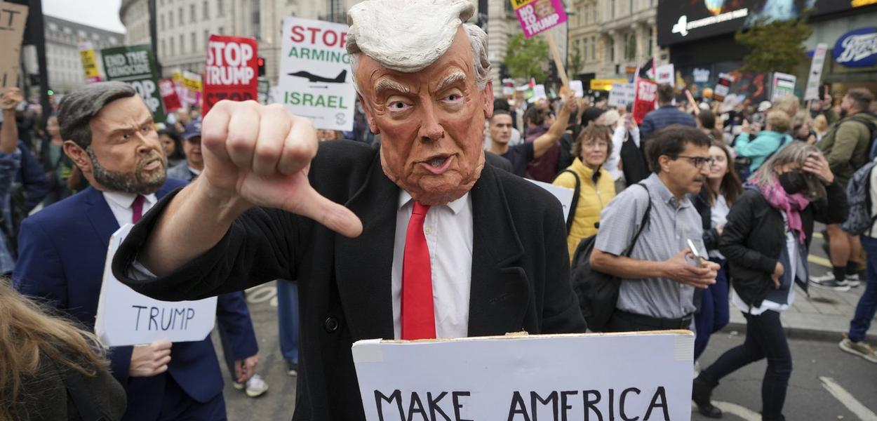 Protesti protiv Trampa u Londonu