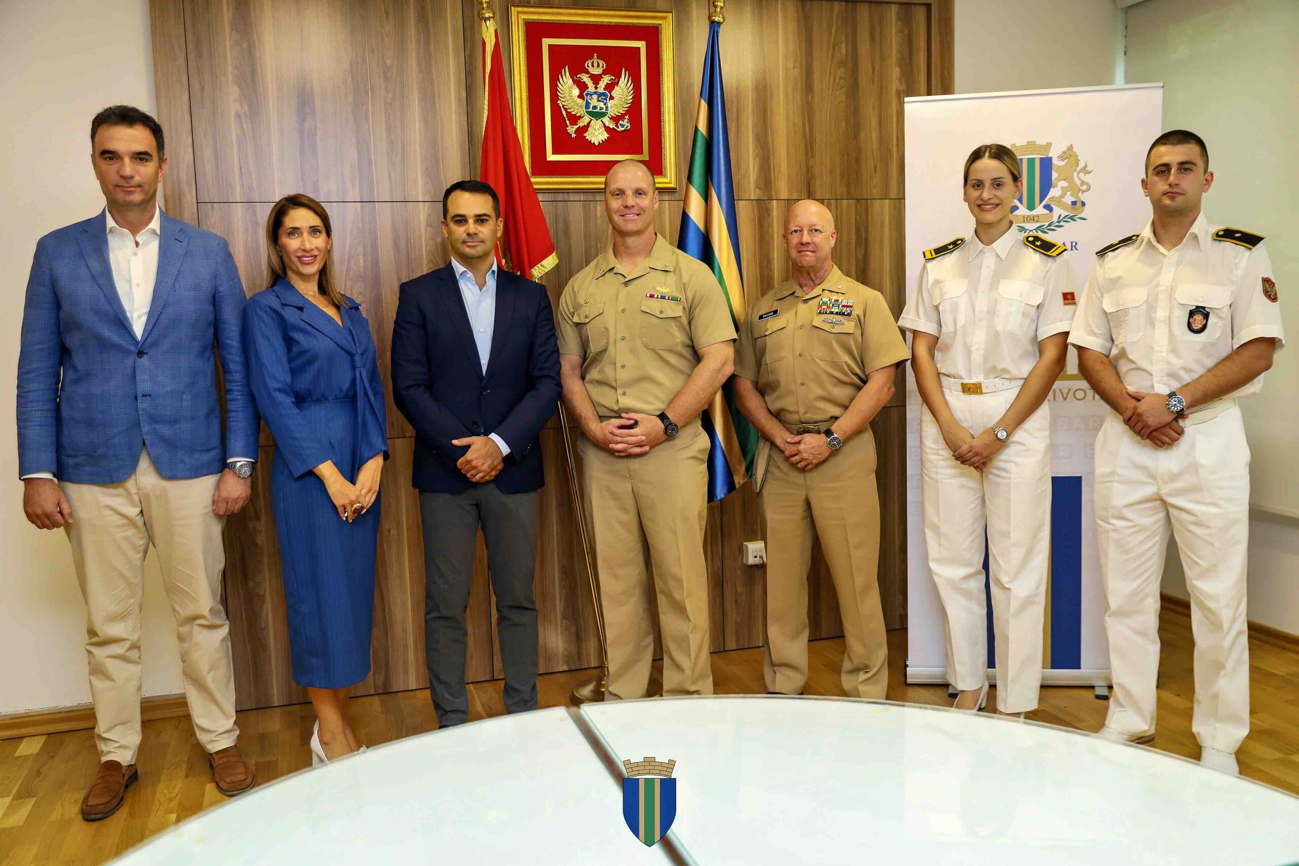 Raičević sa delegacijom američkog ratnog broda USS “Mount Whitney”: Prisustvo NATO partnera dodatna sigurnost Crnoj Gori