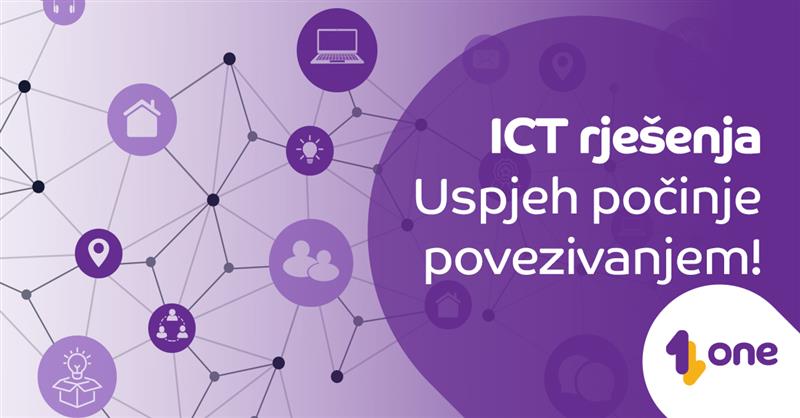 ONE ICT rješenja – uspjeh počinje povezivanjem: Najbolja mobilna mreža u zemlji donosi rješenja za modernije poslovanje