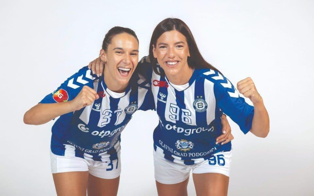 Nina Bulatović i Itana Grbić, Foto: ŽRK Budućnost