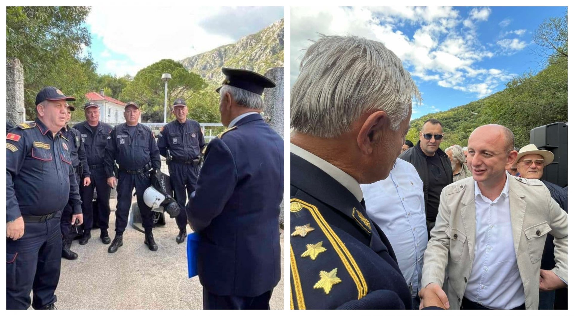 Na protestu u Morinju traže uklanjanje spomen-ploče, prisustvuju Knežević i pop Backović