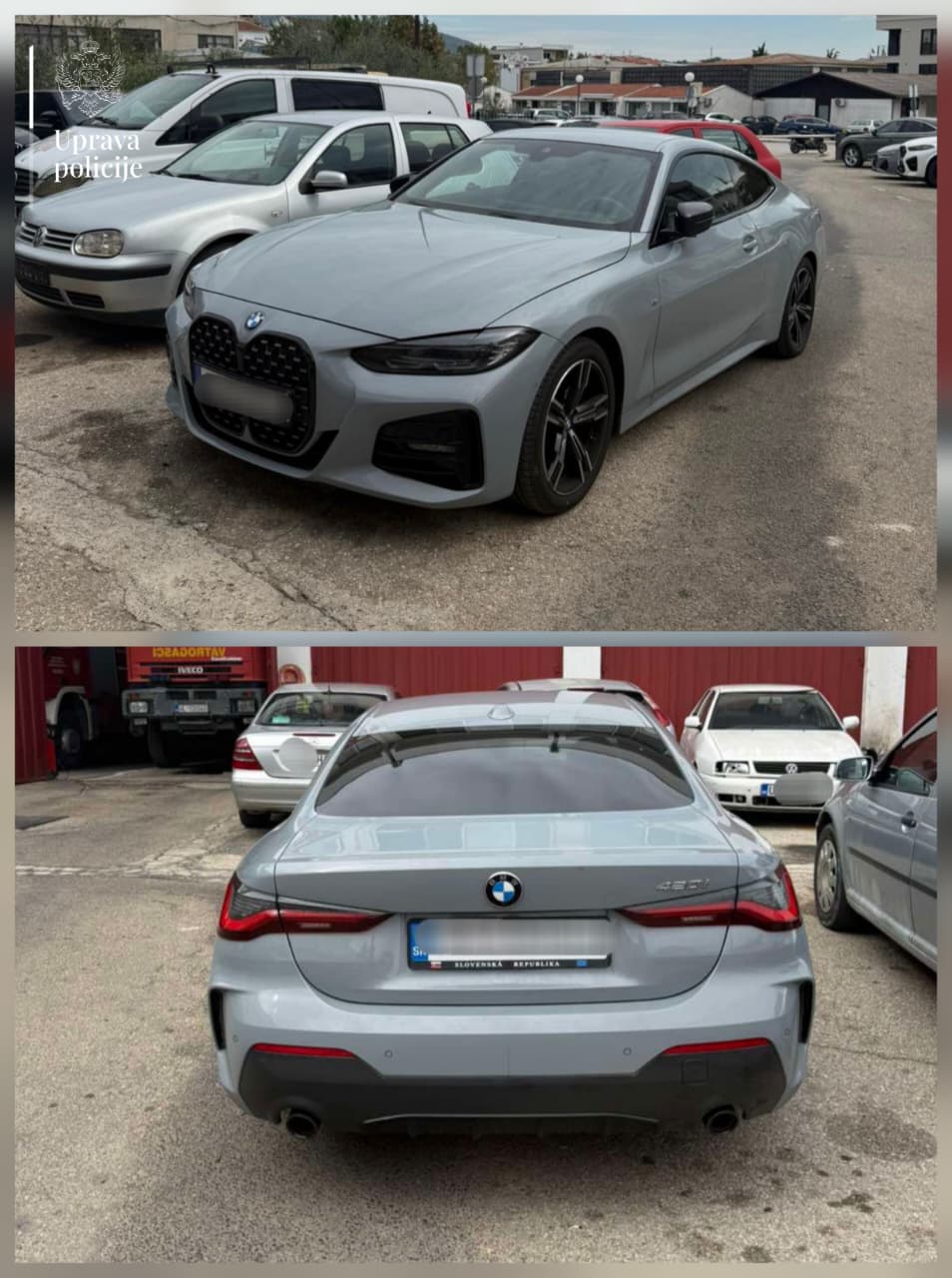 Na Sukobinu oduzet BMW od državljanina Srbije
