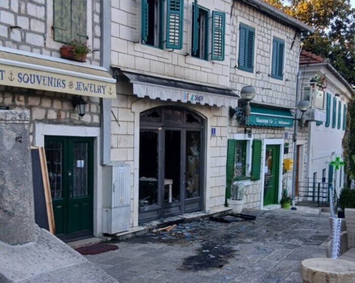 INCIDENT U HERCEG NOVOM: Požar u radnji turskog državljanina