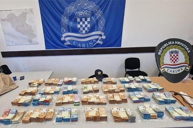 Najveća zapljena novca u istoriji Hrvatske: Albancu na graničnom prelazu oduzeto više od 700.000 eura