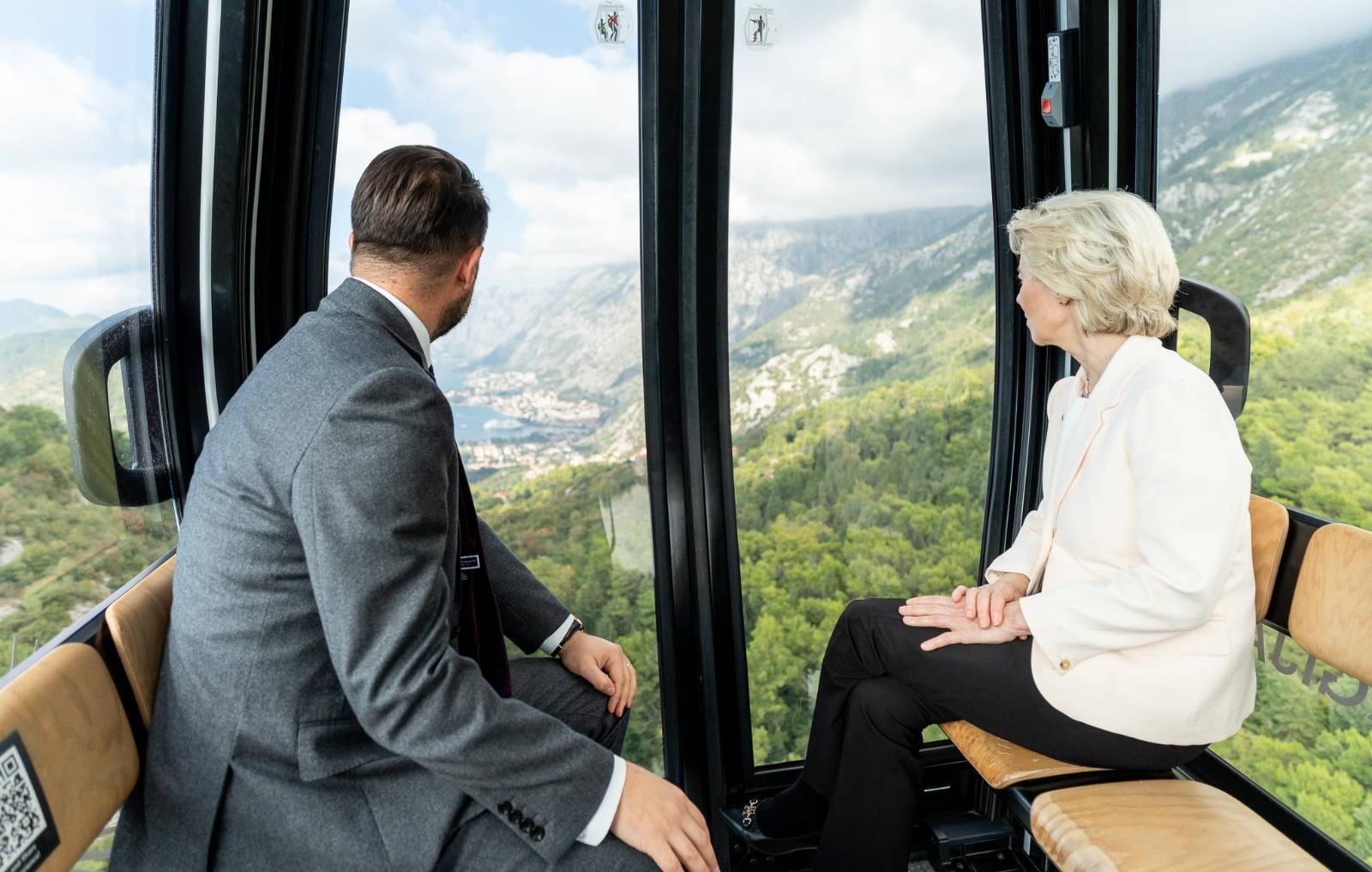 Milatović sa Fon der Lajen na Lovćenu