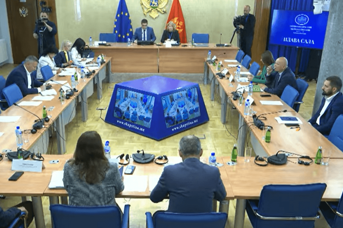 Foto: Printscreen/ Skupština Crne Gore
