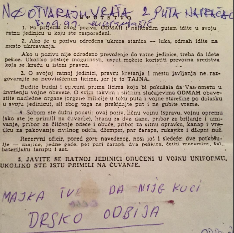 OSVRT: Drsko odbijamo!