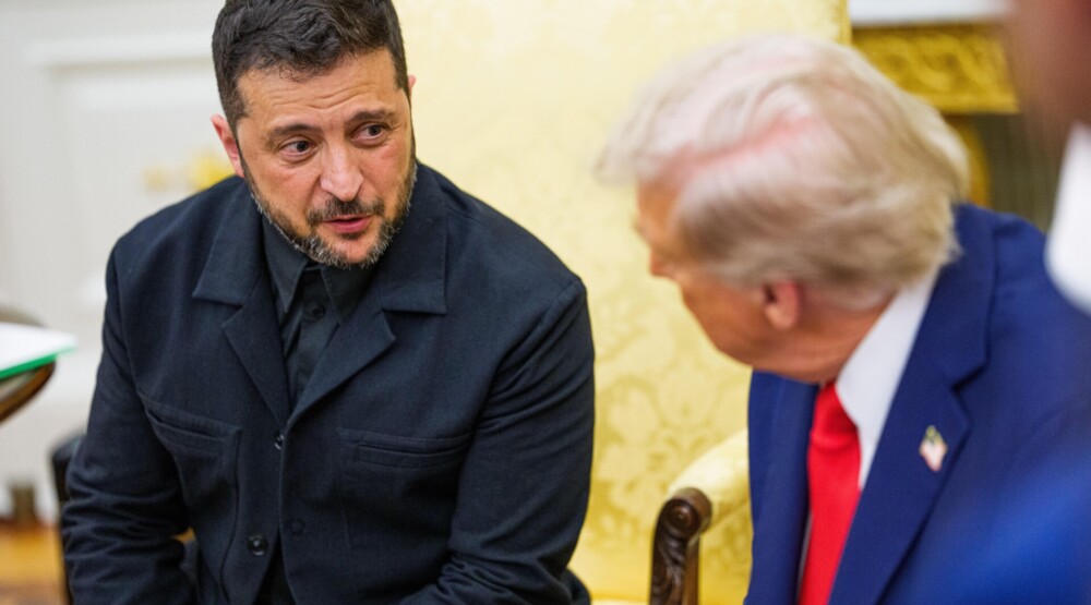 Volodimir Zelenski i Donald Tramp; EPA/AARON SCHWARTZ, arhiva