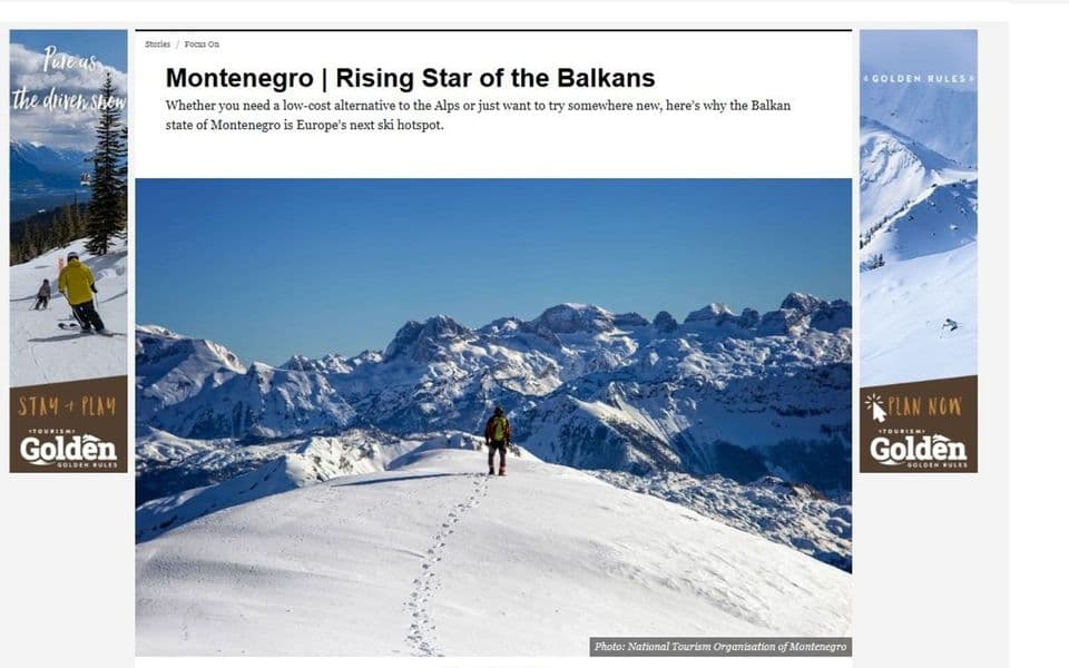 Britanski SNOW Magazine: Crna Gora je destinacija za sve sezone, ali zimi zaista dolazi do izražaja