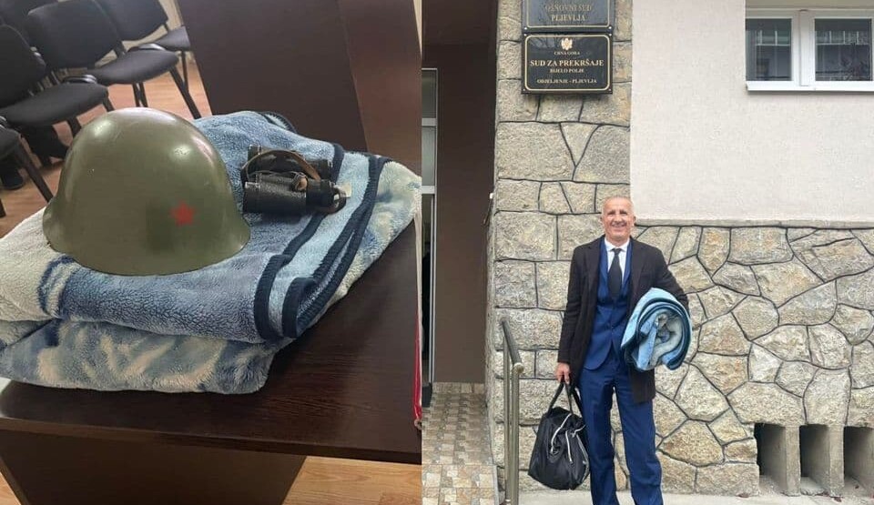 Matijašević u pljevaljski sud došao sa šljemom i dvogledom: Istrajaću u borbi za milionsku imovinu