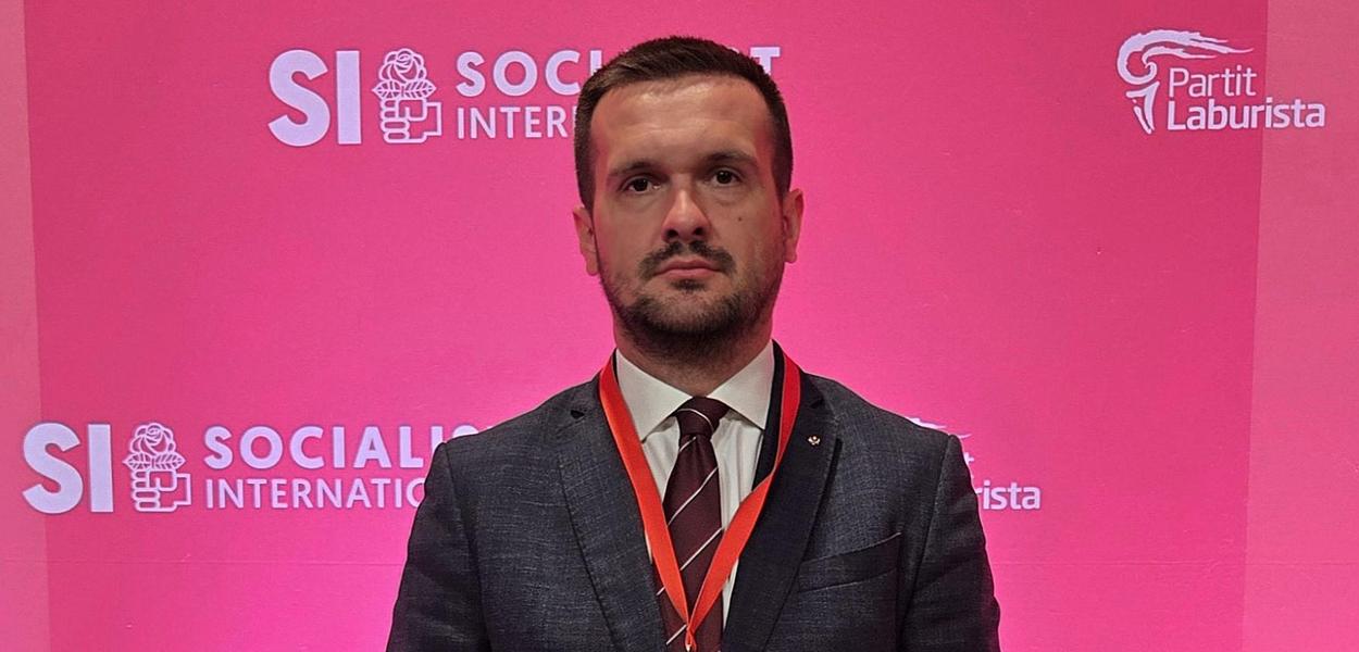 DPS: Sekretar za međunarodnu saradnju Bojadžić učestvovao na sastanku Savjeta Socijalističke Internacionale na Malti
