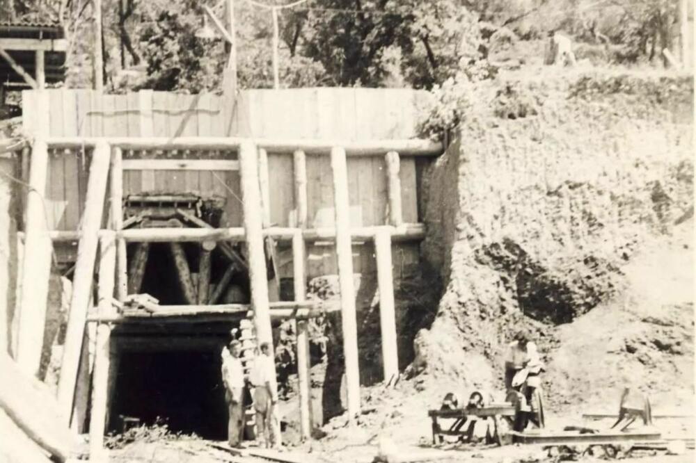 Probijanje “Sozine” bilo izuzetno zahtjevno: početni radovi, 1953. godina, Foto: Arhiva ŽICG