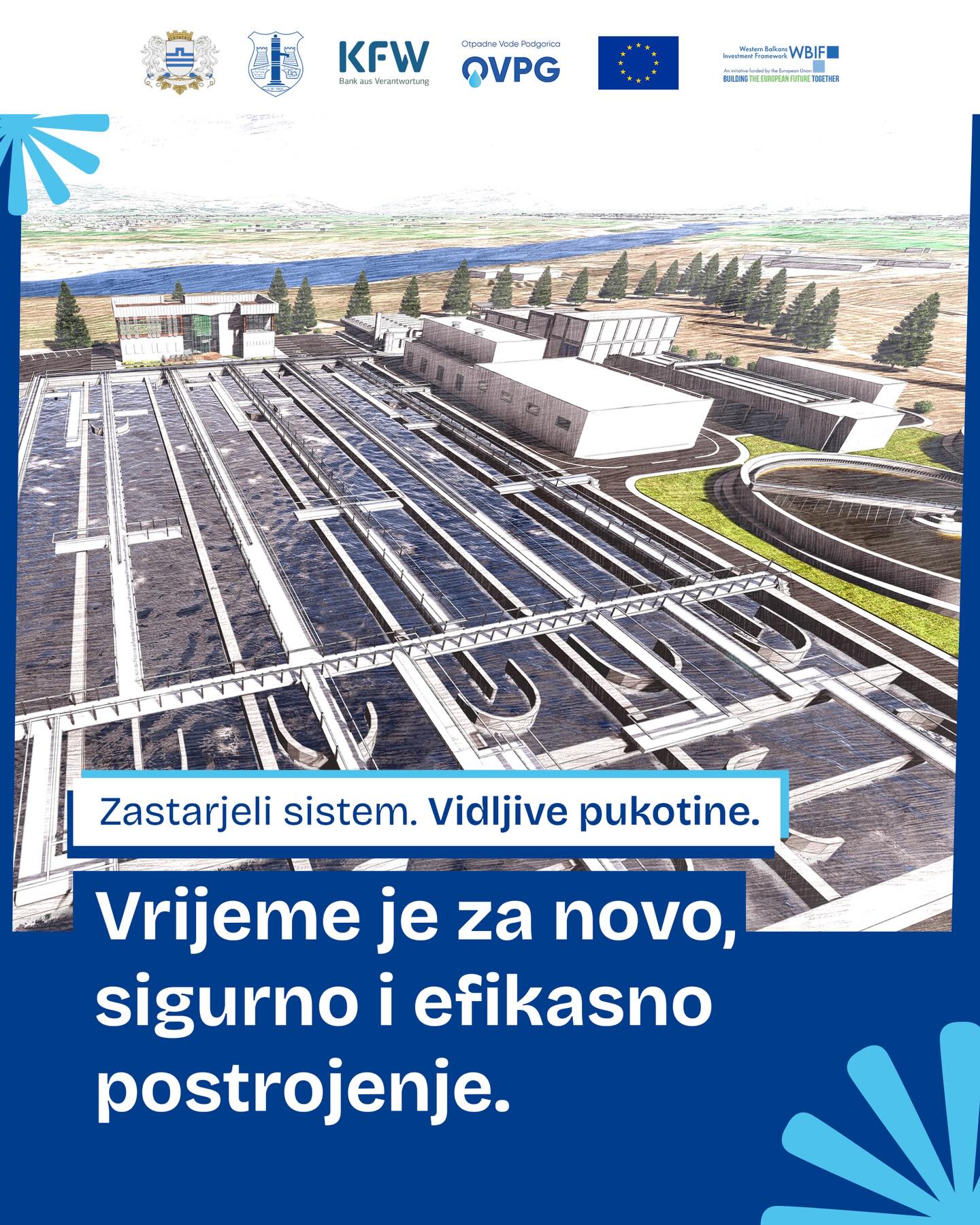 Ako se postrojenje uskoro ne isključi iz upotrebe postoji opasnost da otpadne vode Glavnog grada završe u Morači