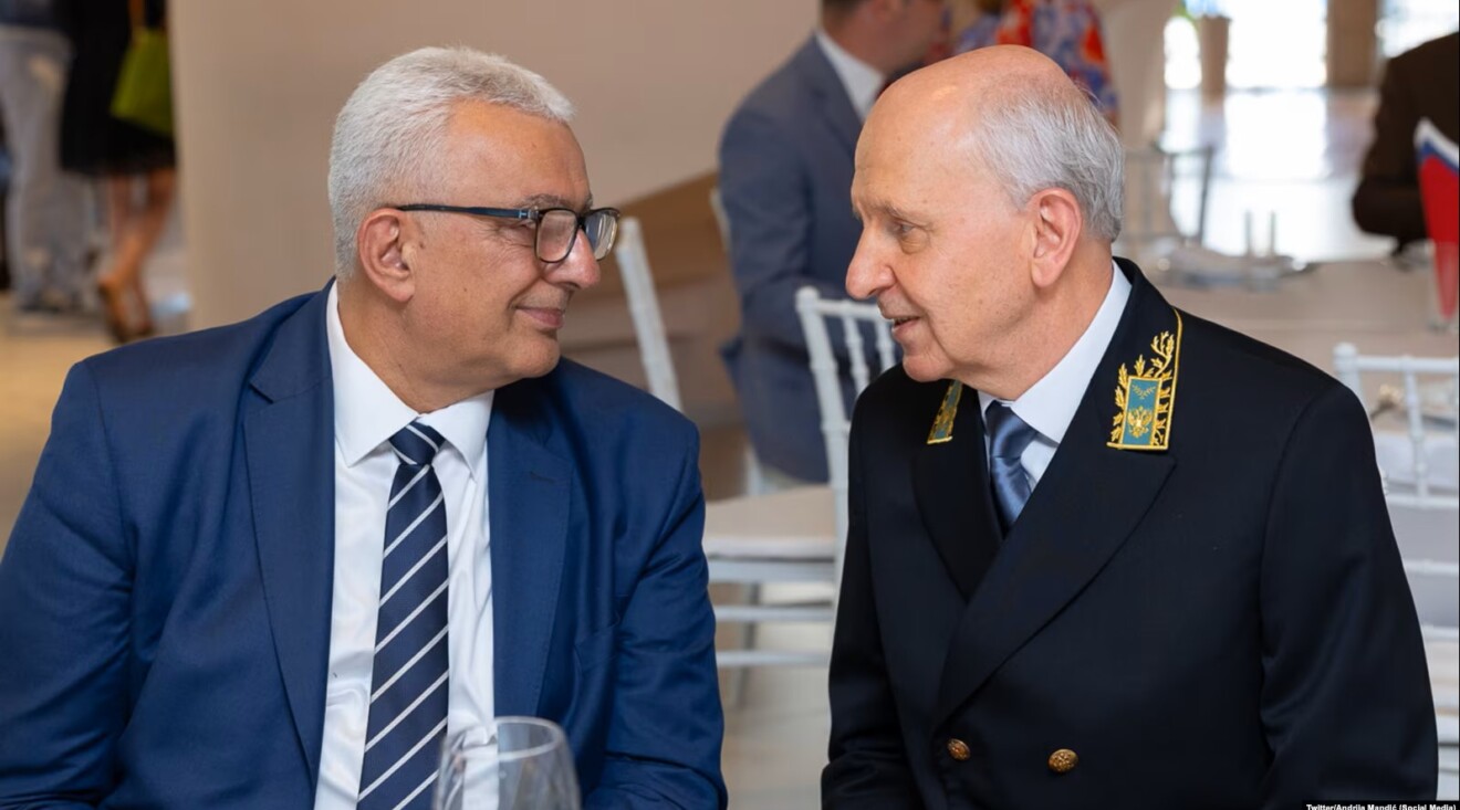 Andrija Mandić i Aleksandr Lukašik, Foto: X